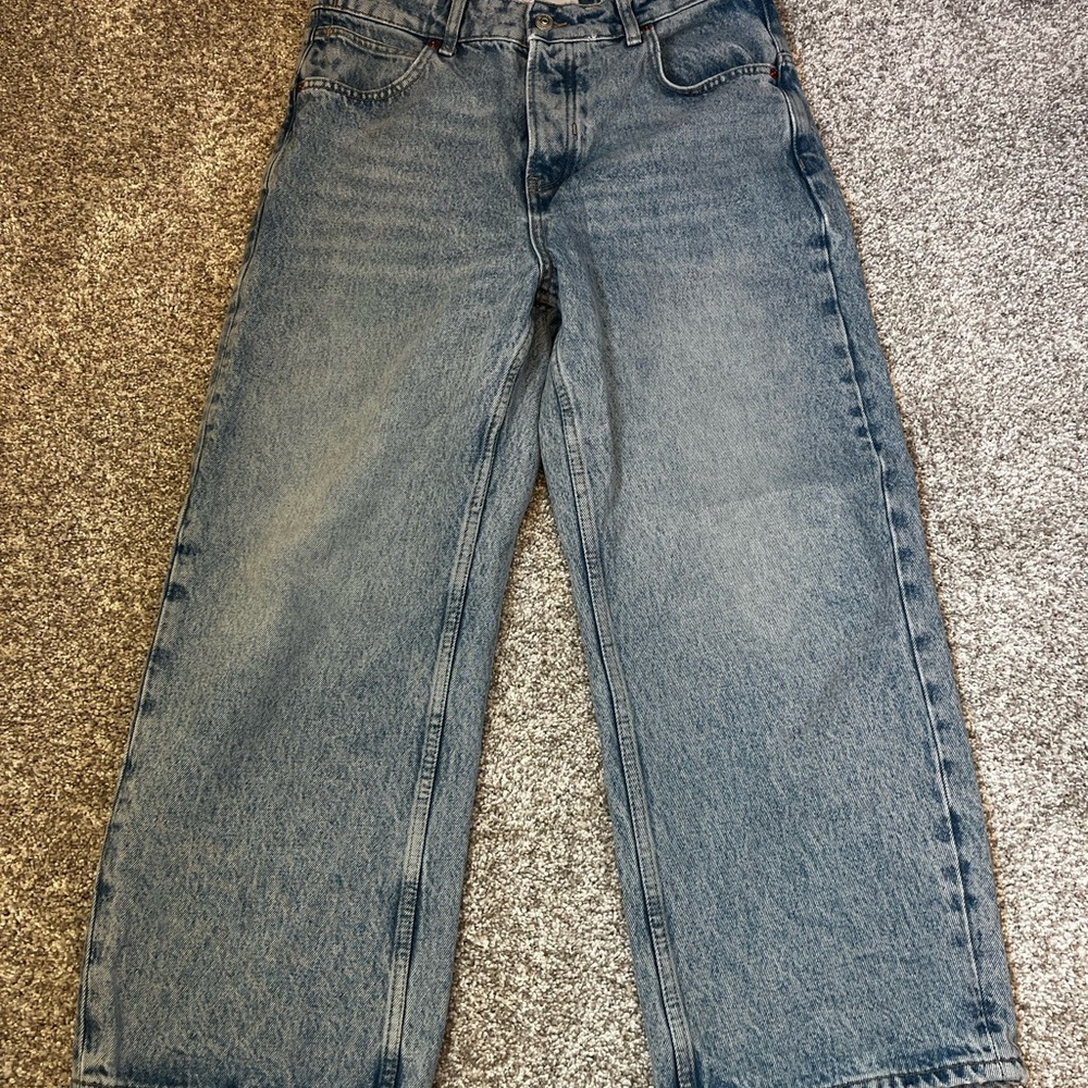 Free People Deep Trance Wide Leg Boyfriend Jeans - Picture 3 of 5